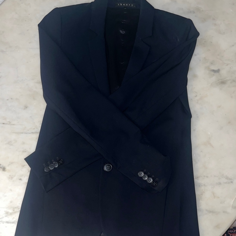 Theory Women's Dark Navy Blazer